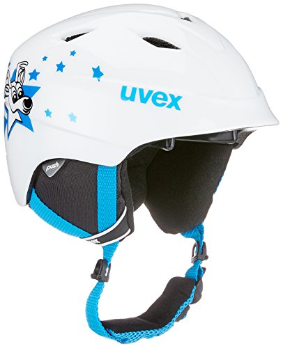 Uvex Kinder Airwing 2 Skihelm, Blue Star, 46-50 cm