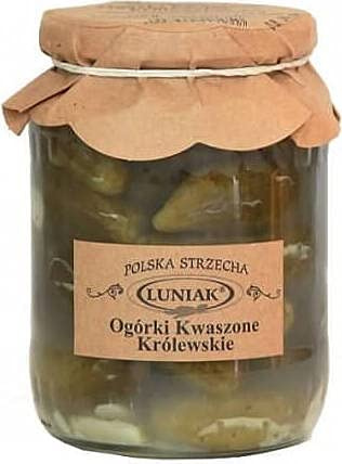 Kungliga inlagda gurkor 870g Luniak