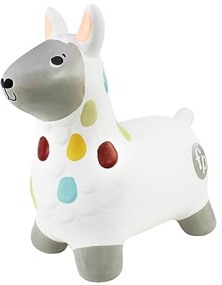 Fisher Price - Llama Saltaria Hinchable - con Agarre para Mayor Seguridad - Incluye hinchador (Deqube 920D00162)