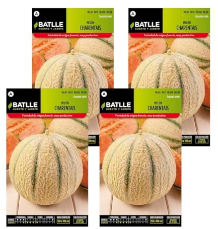 Pack 4 Semillas de melón charentais de Semillas Batlle PACK (4)