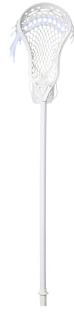 The Starter - 19.5 Mini Complete Lacrosse Stick for Beginners - PVC Plastic Shaft Perfect Fiddle Stick by Signature Lacrosse