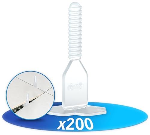 LAINFELD Fliesen Nivelliersystem | 3mm Fugenbreite | Abstandshalter zum Fliesen Legen | Fliesenverlegehilfe Fliesenleger Werkzeug Fliesenkreuz 3 mm