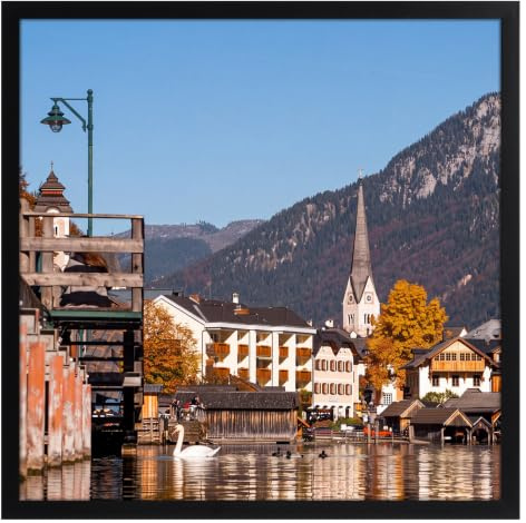 Ditwis 30x30 Picture Frame Black, Classic Square Photo Display 12x12 inch for Living Room, Living Room, Bedroom and Office, Wall or Desk Display