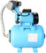 Hauswasserwerk WZP 750 - Geräuscharmer Hochdruck - Wasserpumpe (3000l/h, 750W, Förderhöhe 55m) - 24L Druckkessel - Hauswasserautomat mit Druckschalter Manometer - Ideal für Gartenbewässerung 24 Liter