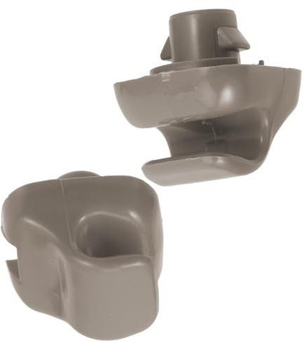 ELAYARD 2piezas Visera Solar Coche Clips Parasol Fijación Resistente PP Fácil Instalación Diseño