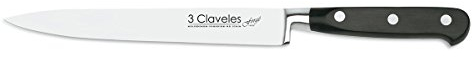 3 Claveles Cuchillo para Filetear Forgé de Acero Inoxidable, 19 cm