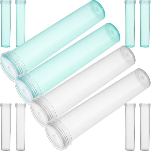 ANDRESLAD Tubi Per Fiori in Plastica Riutilizzabili Con Coperchio Per Conservare Acqua Nutrienti Adatti Per Decorazioni Floreali Domestiche e Conservazione Quotidiana Dei Fiori