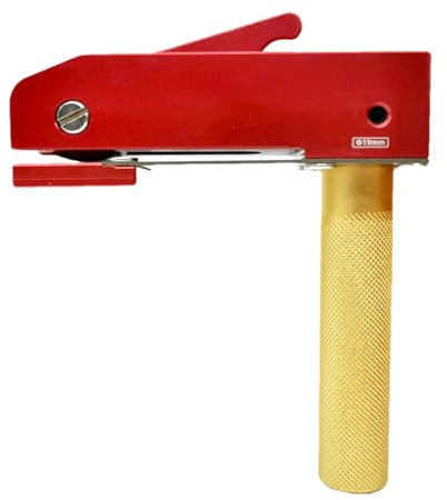 Prensas de banco de madera - resistentes con ajuste de fuerza | Tornillo de banco de trabajo para carpintería, con presión ajustable y montaje de liberación rápida para mesa de trabajo y metal para