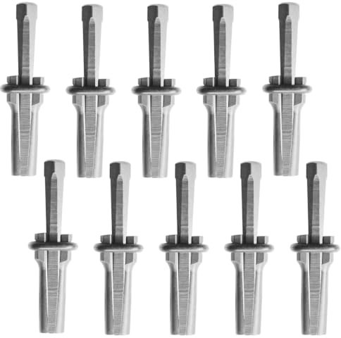 10 piezas de mano para hormigón 16 mm 5/8 pulgadas, piedra de cuña de hendidura, separador de piedras, cuñas y arandelas de muelle, divisor manual para mármol, hormigón, roca, granito, hormigón