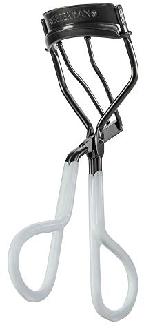 TWEEZERMAN Classic Eye Curler Stainless Steel Onyx Black White Eyelash Curler sh. 3+5