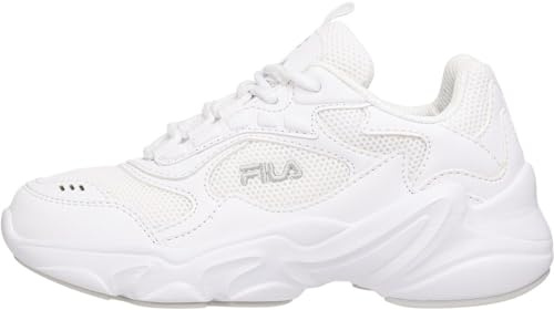 Fila Zapatillas Unisex para niños Collene Kids, Blanco, 33 EU