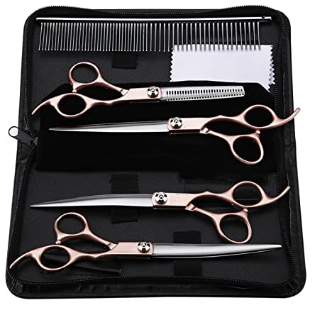 Geib - Tijeras de peluquería para mano izquierda, tijeras para adelgazar para s, 22 unidades