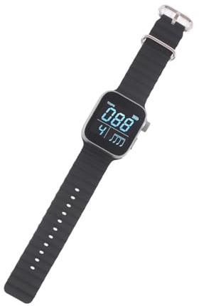 Oshhni Montre Métronome Portable pour Pratique du Piano, Mini Métronome Numérique Portable, Métronome Électronique pour Guitare Basse