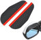 2PCS Rétroviseur Pluie Sourcils Universel, XURJUMI Rétroviseur Latéral Pluie Sourcil Pvc Motif En Fibre De Carbone Anti-pluie Et Anti-éblouissement Efficace, Vision Claire Pour Les Automobiles