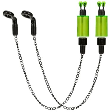 Indicadores de mordida para Pesca de , 2 bobinas, caña de Pescar, Alarma, bobinas de Alarma de mordida para Pesca Nocturna, Accesorios de