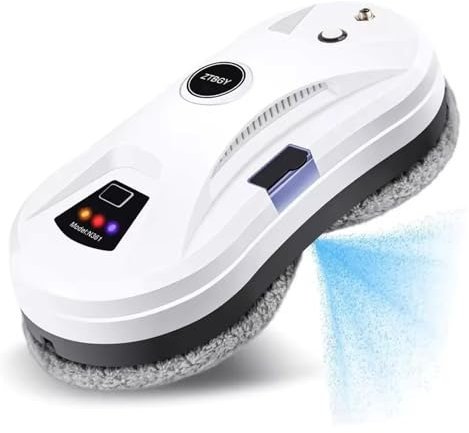 JHXHFJXZ Aspiradora inalámbrica Recargable for Ventanas, limpiacristales, Paredes y vidrios, Robot con pulverizador automático. para Vidrio sin Rayas