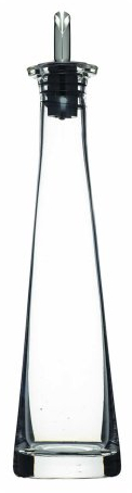 KitchenCraft World of Flavours Italian Vinegar Bottle/Oil Pourer, Glass, Pyramid Design, 2 ml