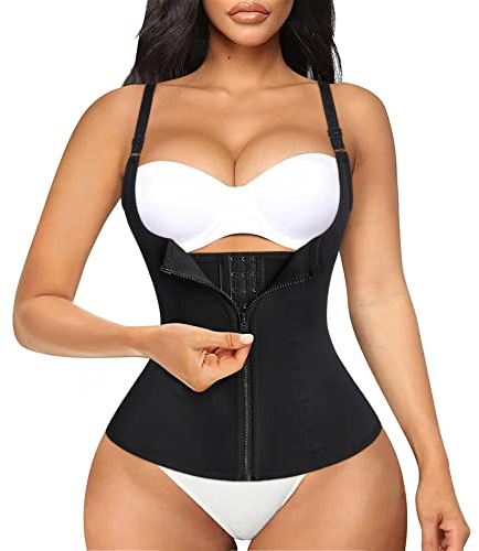 Bafully Womens Underbust Corset Waist Trainer Sport Workout Body Shaper Cincher Back Support