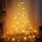 Christbaumbeleuchtung mit Ring, 200 LEDs Lichterkette Weihnachtsbaum mit 8 tränge 2m Tannenbaum lichterkette, Fairy Lights Christmas LED Tree für 150cm-240cm Baum Weihnachten/Party/Hochzeit (8)