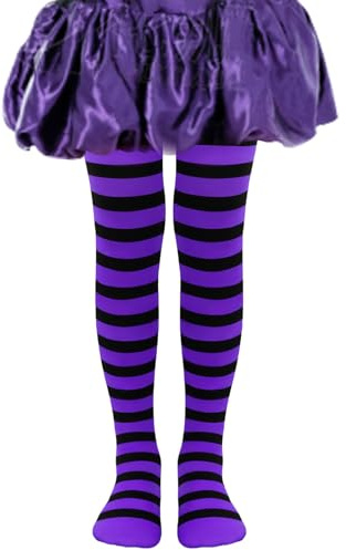 Collant Calzamaglia Halloween Bambina, Adatto per Giochi in Costume di Halloween