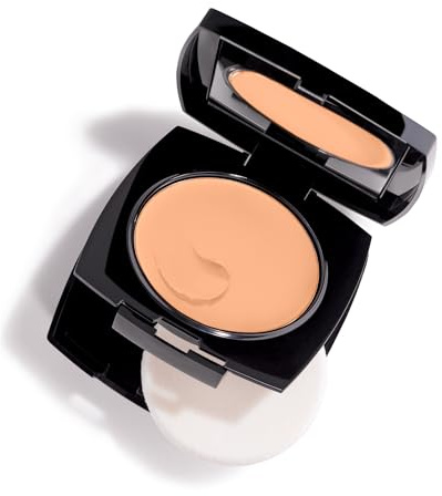 Avon Cream To Powder 3-in-1 Foundation, Concealer and Powder, Long Lasting Foundation Compact, Natural Looking Base that Lasts, SPF 15, 120N, Porcelain
