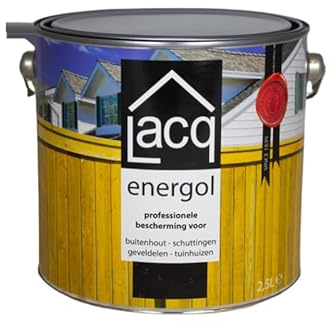Lacq Energol Premium Wood Stain - Black - 2.5 Litre