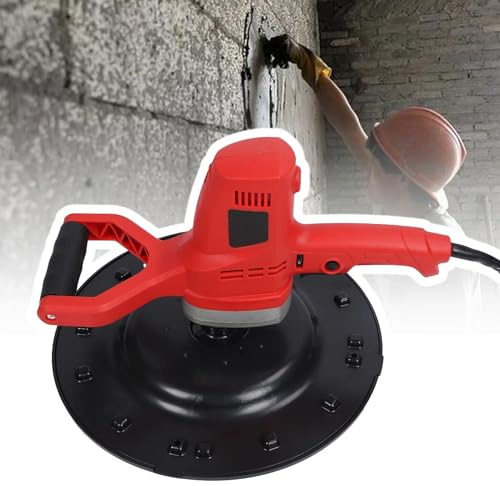 LYJIANGXIN Frattazzo Elettrico per Cemento, Levigatrice Manuale per Pareti, 6 velocità, Frattazzo Multifunzione per Cemento E Malta, Levigatrice, per Pareti, Soffitti E Pavimenti in Edilizia