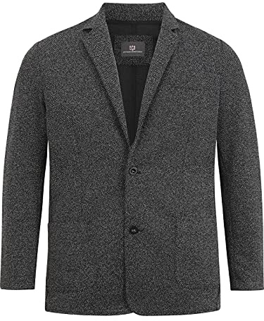Jan Vanderstorm Homme Veste De Costume en Jersey Albin, matière légère et Souple, Blazer pour Homme, en Grandes Tailles L à XL 5XL (XXXXXL) - 74