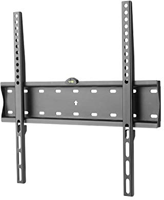 TV-väggstativ, TV-fäste 42–70 tum, SLx Ultra tunn väggmonterad TV-arm, Max VESA 400 x 400, upp till 40 kg med Spirit Nivå och väggmonteringssats