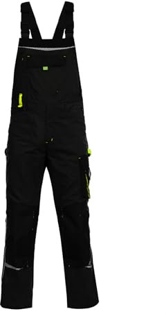 Stenso Prisma Peto de Trabajo para Hombre - Resistentes y con numerosos Bolsillos - Negro EU44