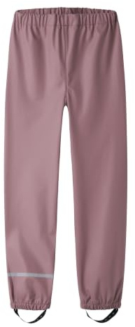 NAME IT NKNDRY Rain Pant FO Noos, Pantalones para Lluvia Bebé-Niños, Wistful Mauve, 86