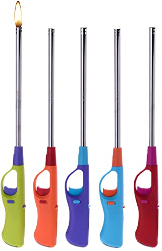 Encendedor de llama caña larga de gas butano encendedor hornillo barbacoa cocina 1 unidad