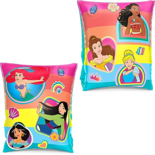 Accoudoirs Gonflables Princesses - Accoudoirs de Sécurité -Mer Piscine Accessoires Enfants (PRINCESS)