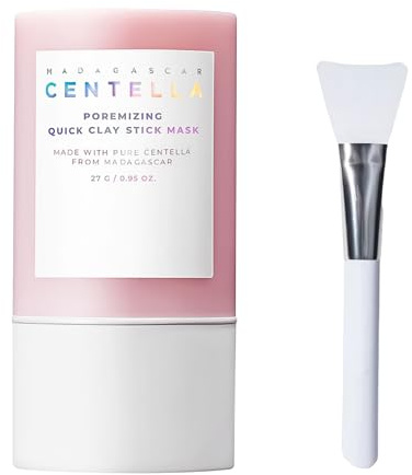 Centella Clay Mask Stick,Centella Asiatica Stick Mask,Natural Formula Quick Stick,Portable Stick,Deep Nourishment,Soothing Repair,Facial Home SPA