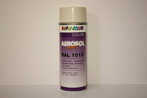 DUPLI-COLOR Aerosol RAL 1013, perlweiß, glänzend, Spraydose, 400ml