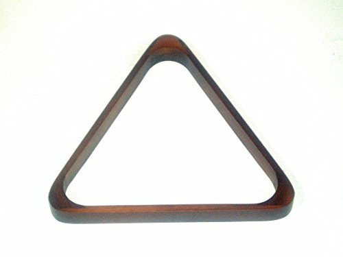 POOL TABLE MAHOGANY TRIANGLE TO FIT 15 x STANDARD 2 (50.8mm) POOL BALLS**