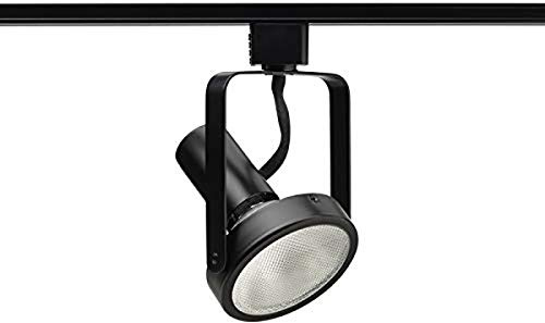 Juno Lighting R533-BL Track Light, Line Voltage 75W Max Open Back Track Fixture - Black
