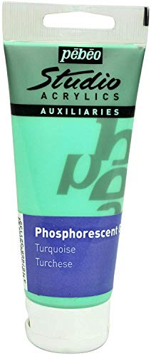 PEBEO Phosphorescent Gel - Turquoise,100 ml