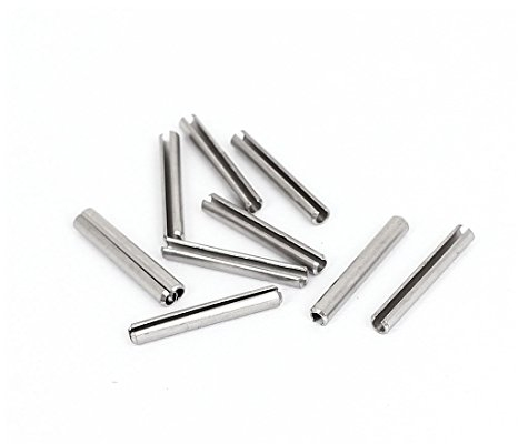 sourcingmap 10pcs Goupille à Ressort Fendue M2.5x20mm 304 Acier Inoxydable