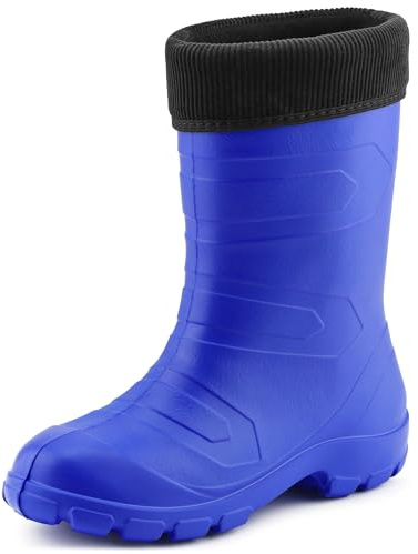 Ladeheid Botas de Agua Antideslizantes en EVA Mujer LALMG879(Aciano/Negro, 37 EU)