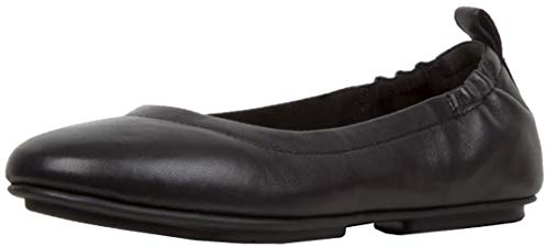 Fitflop Women's Allegro Closed Toe Ballet Flats, Black 001, 4 UK