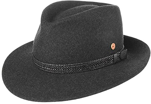Mayser Scott Merino Bogarthut Made in EU Damen Herren Winter anthrazit 58 cm