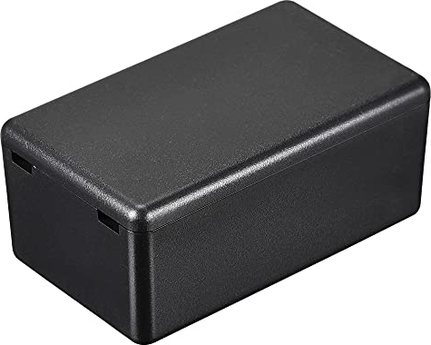 sourcing map 3 Stück Staubdicht Mini-Verteilerdose 60x36x25mm ABS für Elektroprojekt Schwarz