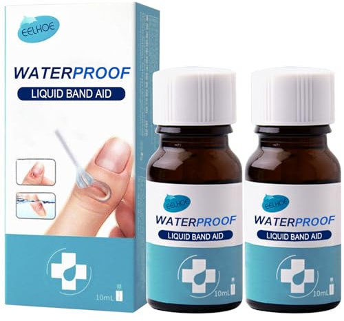 Ninnyi 2PCS New Skin Liquid Plaster for Wounds, Waterproof and Breathable Liquid Bandage Quick Drying