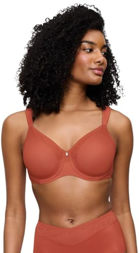 Triumph Damen Minimizer-BH True Shape Sensation T W01, mit Bügel, ohne Polsterung, Verstellbare Träger, 95E, Desert Sunset