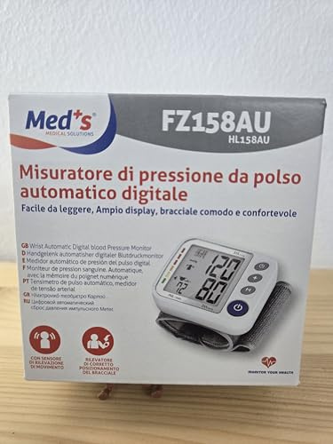 Misuratore di pressione da polso automatico digitale Med's FZ158AU