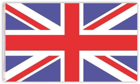 Large Great Britain Flag 5x3 FT – Union Jack Banner with Metal Eyelets, Double-Stitched Premium Nylon for Football, Rugby, Cricket, Outdoor Display & National Events