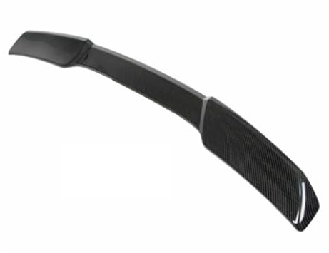 Bilspoiler För Chevy För Corvette C6 ZR1 2005-2013 Svart/Carbon Look Bakvinge Trunk Lip Spoiler Body Kit Bakstötfångarläpp, vingspoiler(Kolfiberutseende)