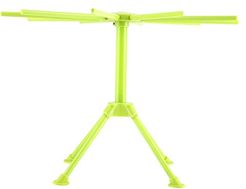 Ausla Rejilla de Secado de Pasta Secador de Fideos Espagueti Plegable ABS PC PVC 28 X 16,8 Cm con Base Antideslizante Soporte de Secado de Pasta Compacto para Casera en la Cocina del Hogar (GREEN)