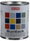 OELLERS Peinture multi-supports, 1 litre, RAL 3000 rouge feu, couleurs innovantes, déco et créativité sur bois et métal, utilisation facile, peinture fer antirouille